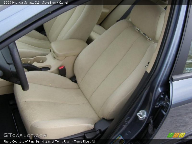 Slate Blue / Camel 2009 Hyundai Sonata GLS