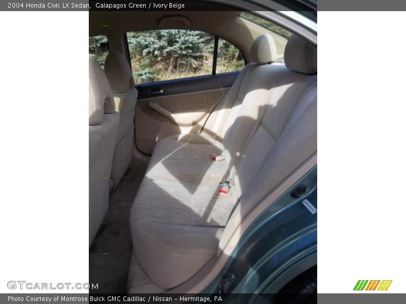 Galapagos Green / Ivory Beige 2004 Honda Civic LX Sedan