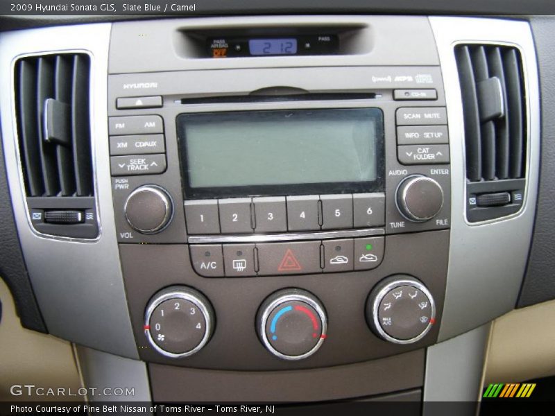 Slate Blue / Camel 2009 Hyundai Sonata GLS