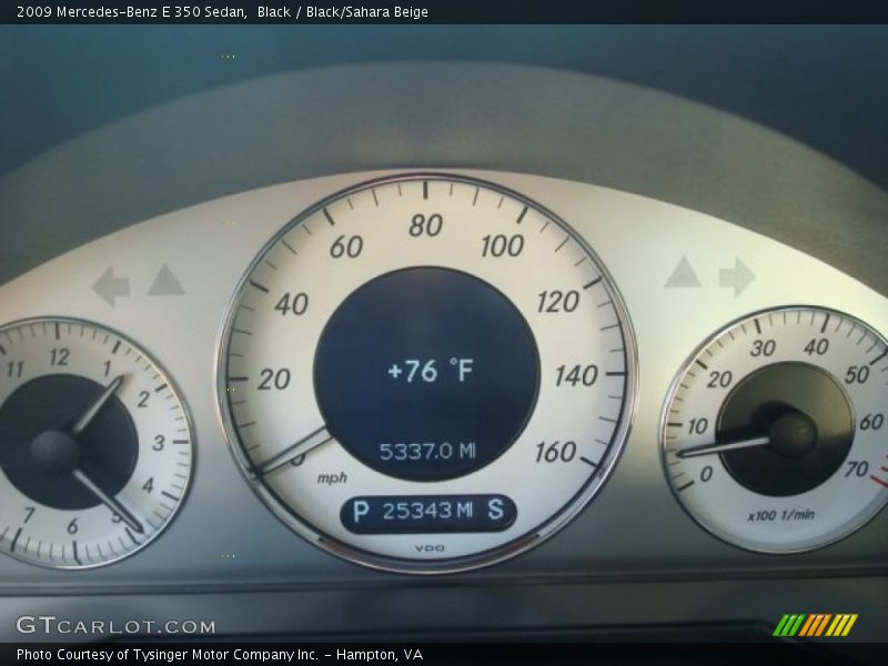  2009 E 350 Sedan 350 Sedan Gauges