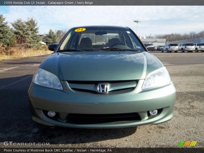 Galapagos Green / Ivory Beige 2004 Honda Civic LX Sedan