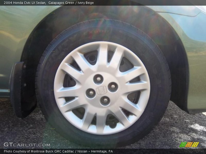 Galapagos Green / Ivory Beige 2004 Honda Civic LX Sedan
