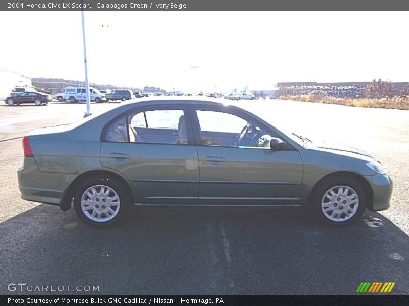 Galapagos Green / Ivory Beige 2004 Honda Civic LX Sedan