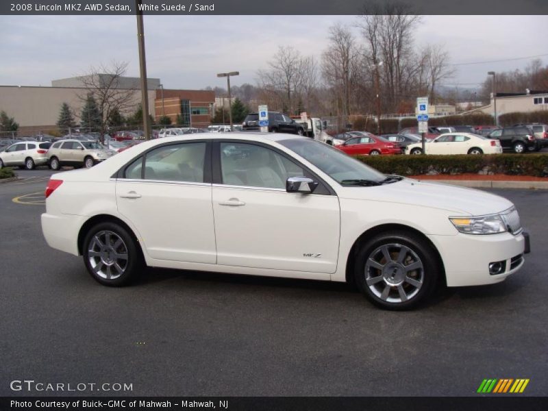 White Suede / Sand 2008 Lincoln MKZ AWD Sedan