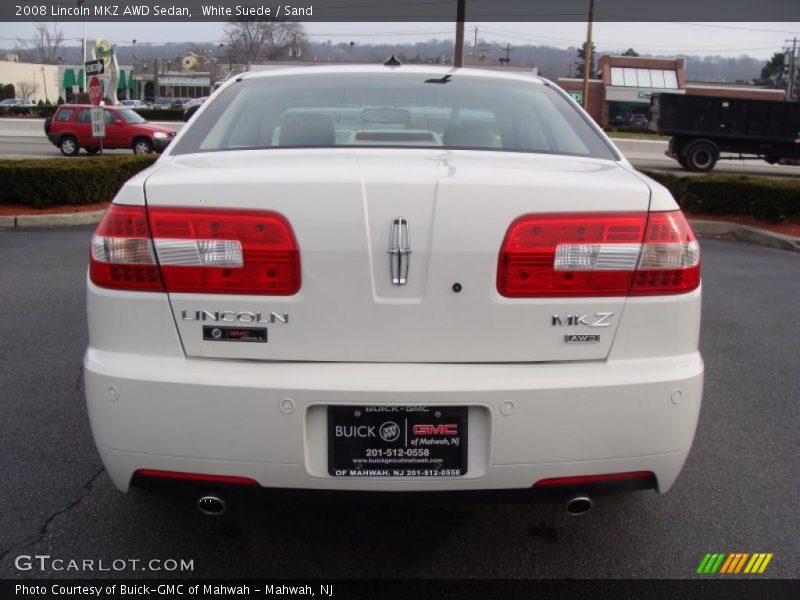 White Suede / Sand 2008 Lincoln MKZ AWD Sedan