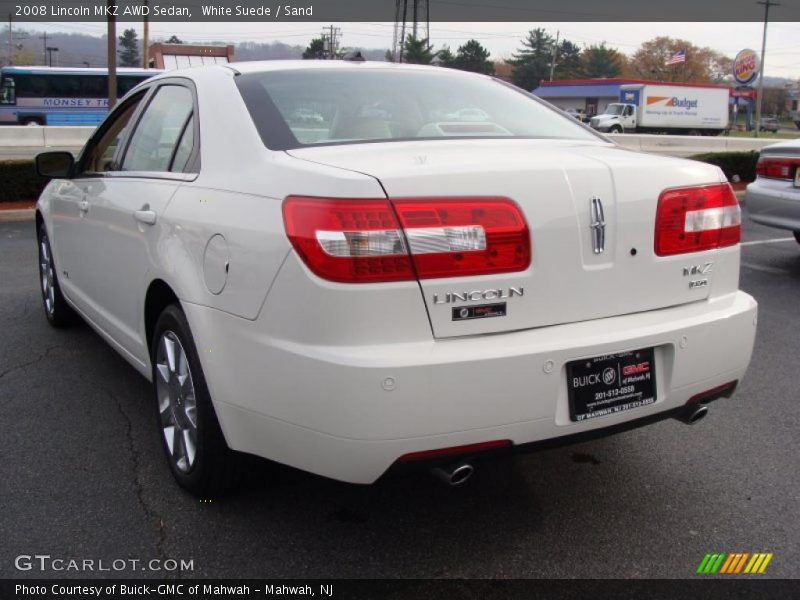 White Suede / Sand 2008 Lincoln MKZ AWD Sedan