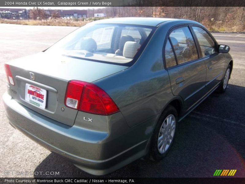 Galapagos Green / Ivory Beige 2004 Honda Civic LX Sedan