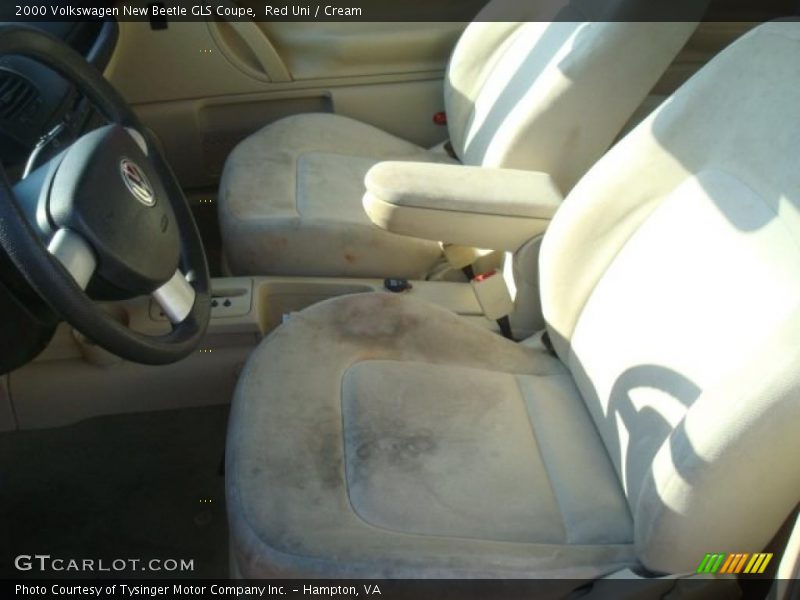 Red Uni / Cream 2000 Volkswagen New Beetle GLS Coupe