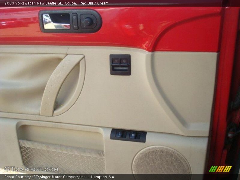 Red Uni / Cream 2000 Volkswagen New Beetle GLS Coupe