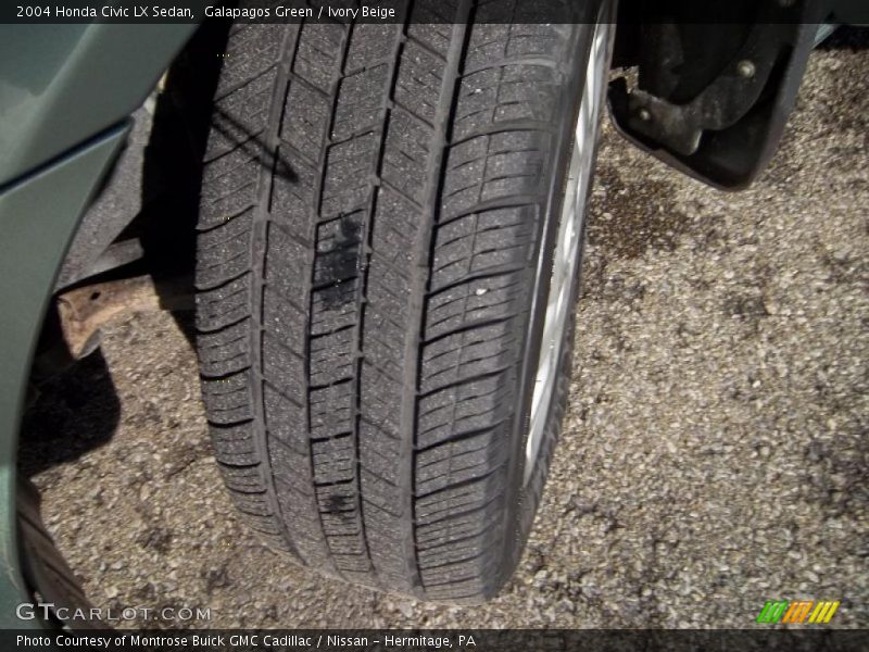 Galapagos Green / Ivory Beige 2004 Honda Civic LX Sedan