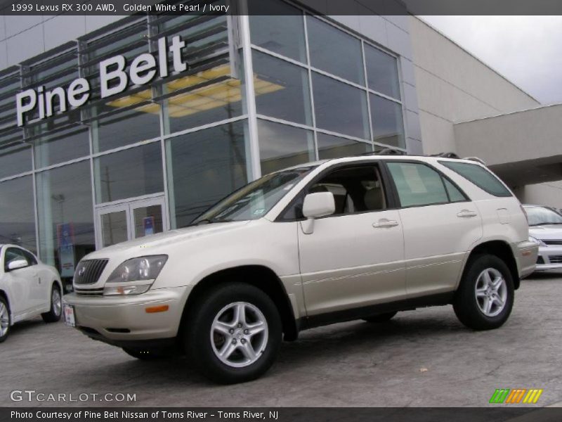 Golden White Pearl / Ivory 1999 Lexus RX 300 AWD