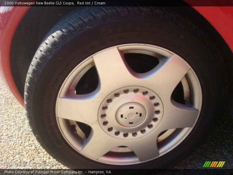 Red Uni / Cream 2000 Volkswagen New Beetle GLS Coupe