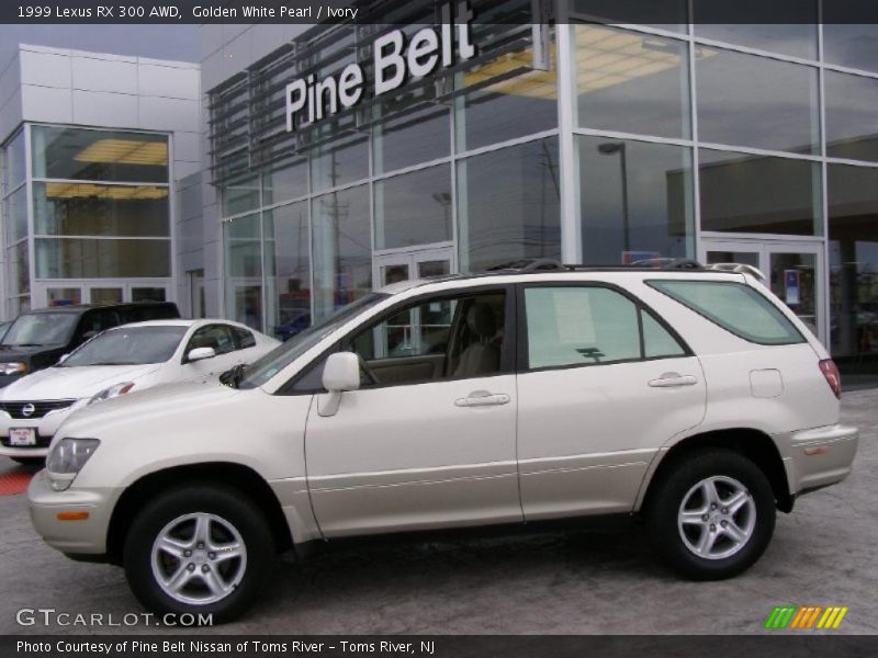 Golden White Pearl / Ivory 1999 Lexus RX 300 AWD