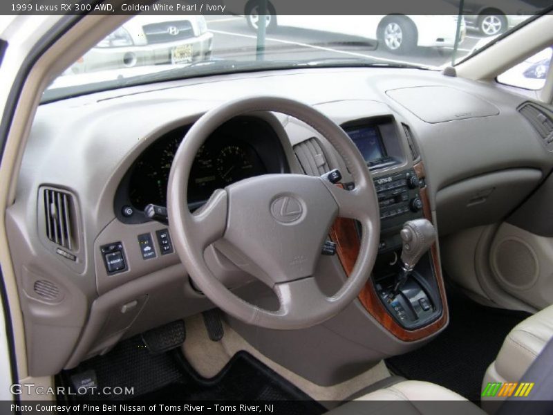 Golden White Pearl / Ivory 1999 Lexus RX 300 AWD