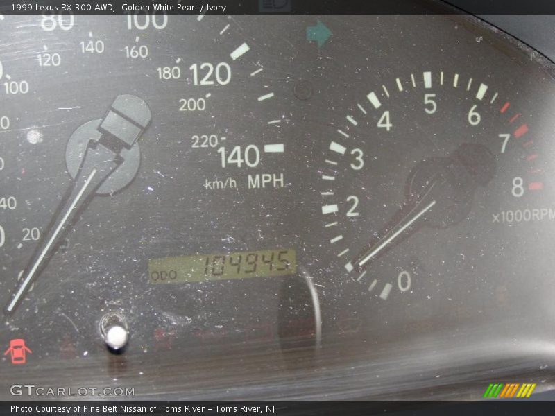 Golden White Pearl / Ivory 1999 Lexus RX 300 AWD
