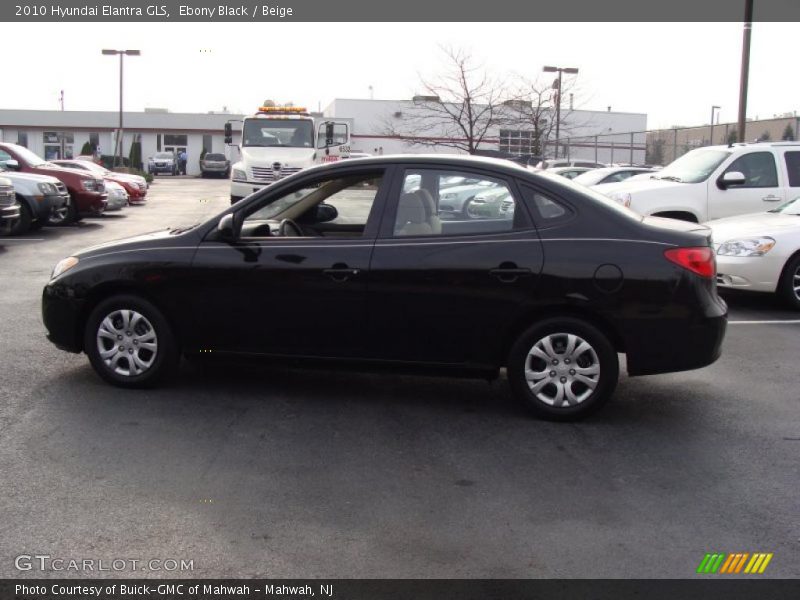 Ebony Black / Beige 2010 Hyundai Elantra GLS