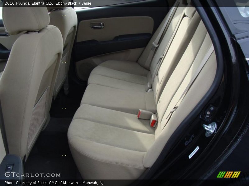 Ebony Black / Beige 2010 Hyundai Elantra GLS