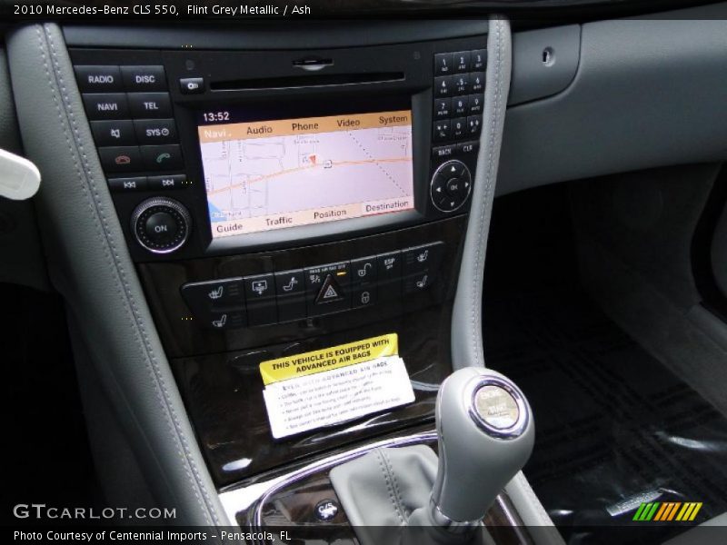 Flint Grey Metallic / Ash 2010 Mercedes-Benz CLS 550