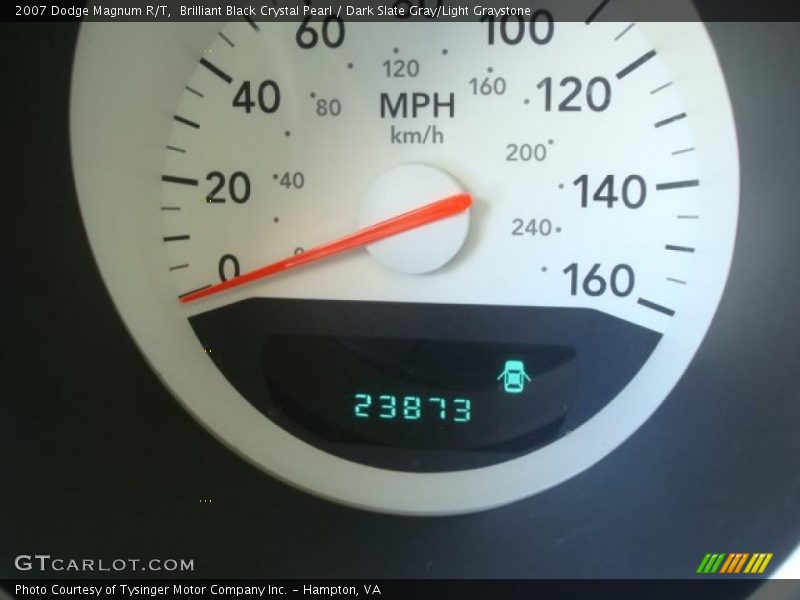 Brilliant Black Crystal Pearl / Dark Slate Gray/Light Graystone 2007 Dodge Magnum R/T