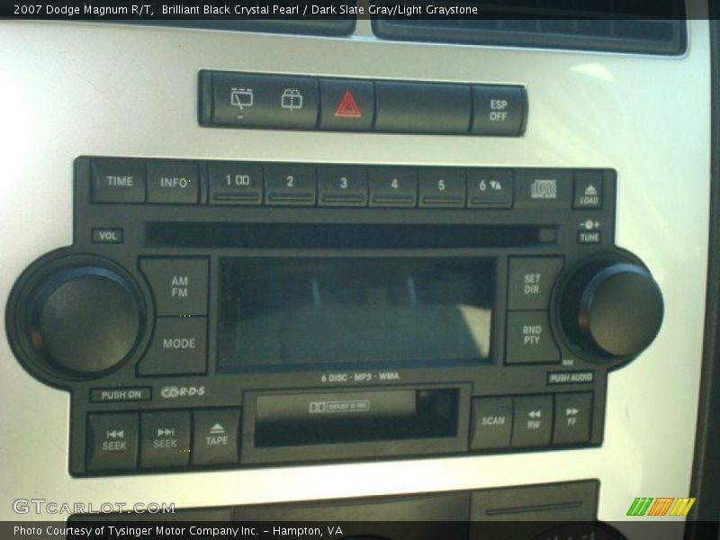 Brilliant Black Crystal Pearl / Dark Slate Gray/Light Graystone 2007 Dodge Magnum R/T