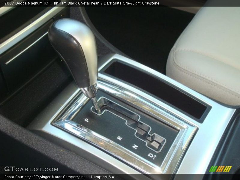 Brilliant Black Crystal Pearl / Dark Slate Gray/Light Graystone 2007 Dodge Magnum R/T