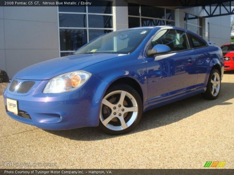 Nitrous Blue Metallic / Ebony 2008 Pontiac G5 GT