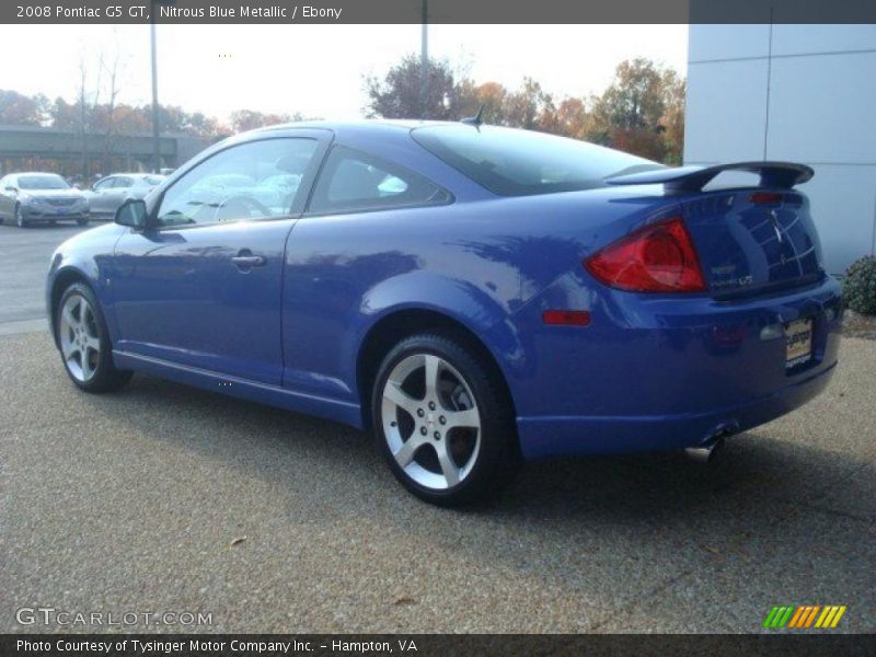 Nitrous Blue Metallic / Ebony 2008 Pontiac G5 GT