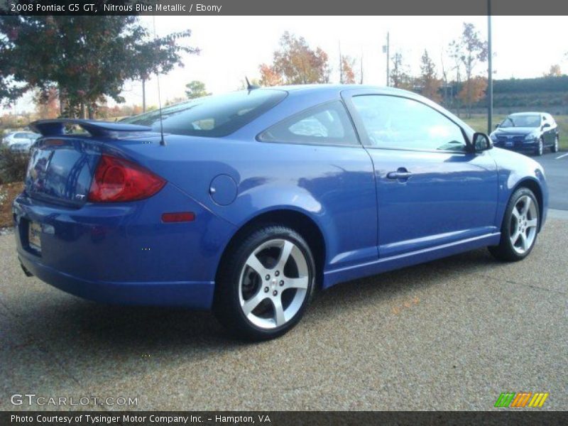 Nitrous Blue Metallic / Ebony 2008 Pontiac G5 GT