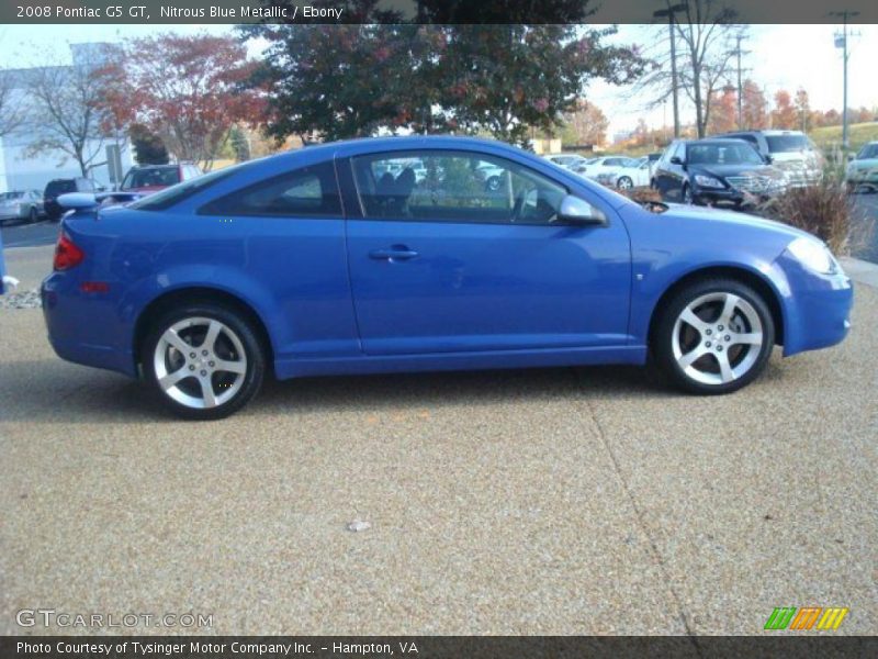 Nitrous Blue Metallic / Ebony 2008 Pontiac G5 GT