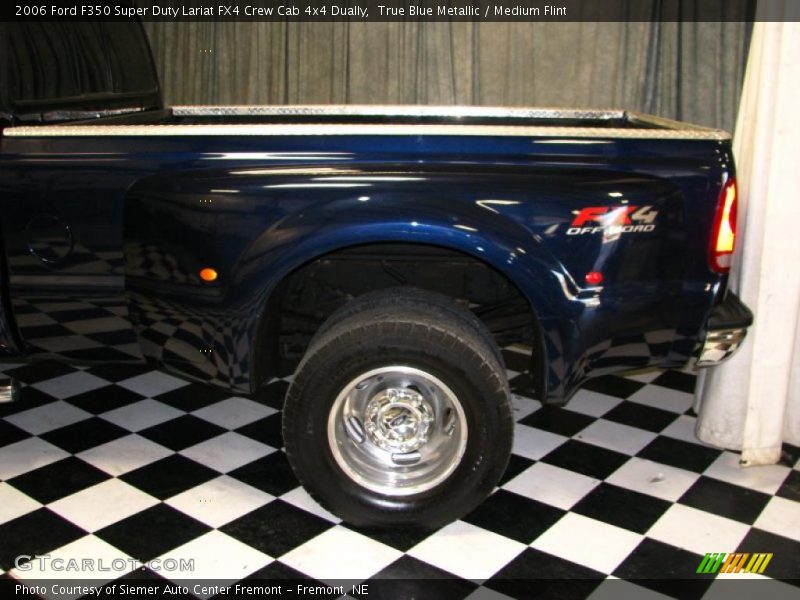 True Blue Metallic / Medium Flint 2006 Ford F350 Super Duty Lariat FX4 Crew Cab 4x4 Dually