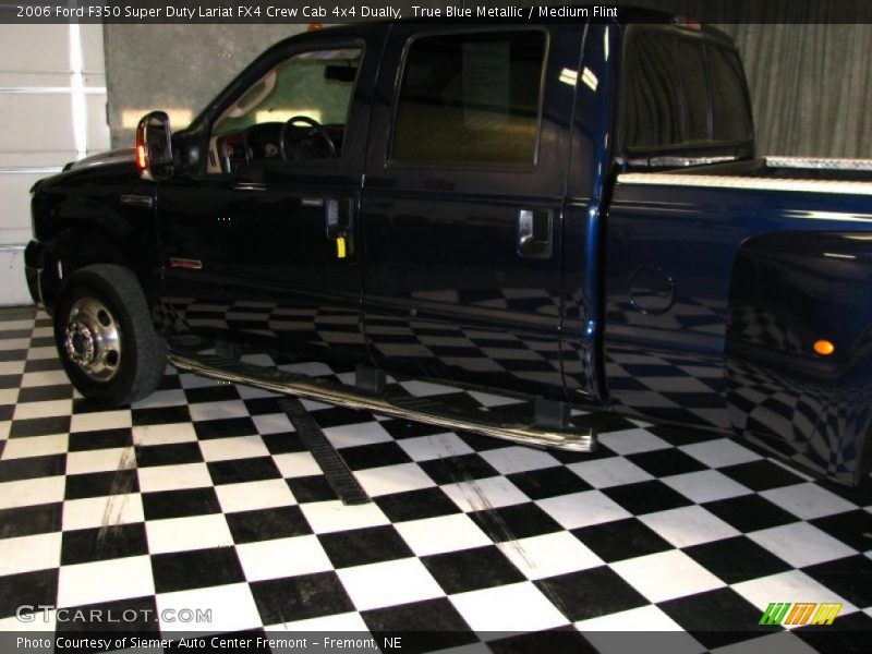 True Blue Metallic / Medium Flint 2006 Ford F350 Super Duty Lariat FX4 Crew Cab 4x4 Dually