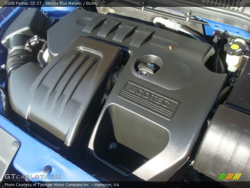 2008 G5 GT Engine - 2.4L DOHC 16V VVT ECOTEC 4 Cylinder