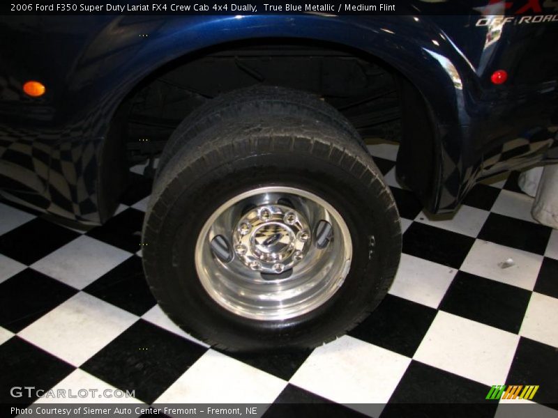 True Blue Metallic / Medium Flint 2006 Ford F350 Super Duty Lariat FX4 Crew Cab 4x4 Dually