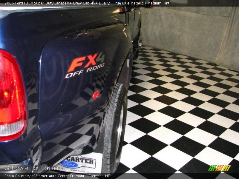 True Blue Metallic / Medium Flint 2006 Ford F350 Super Duty Lariat FX4 Crew Cab 4x4 Dually