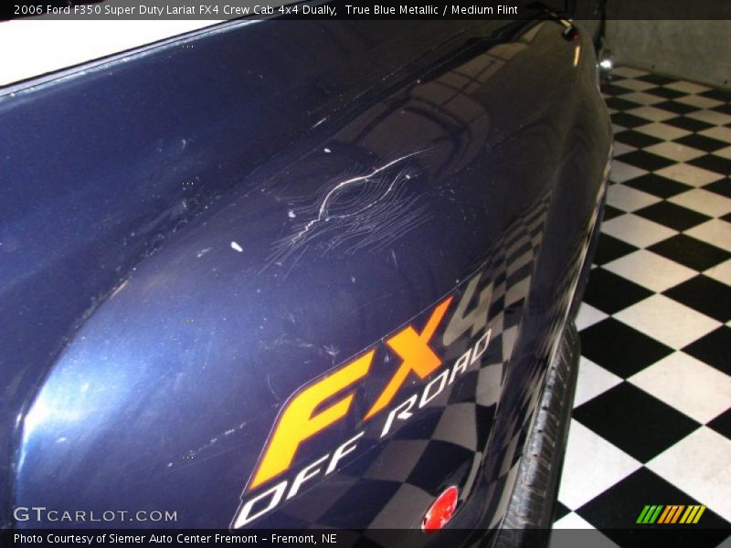 True Blue Metallic / Medium Flint 2006 Ford F350 Super Duty Lariat FX4 Crew Cab 4x4 Dually