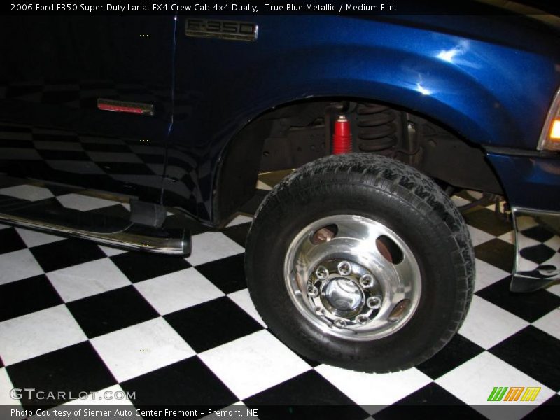 True Blue Metallic / Medium Flint 2006 Ford F350 Super Duty Lariat FX4 Crew Cab 4x4 Dually