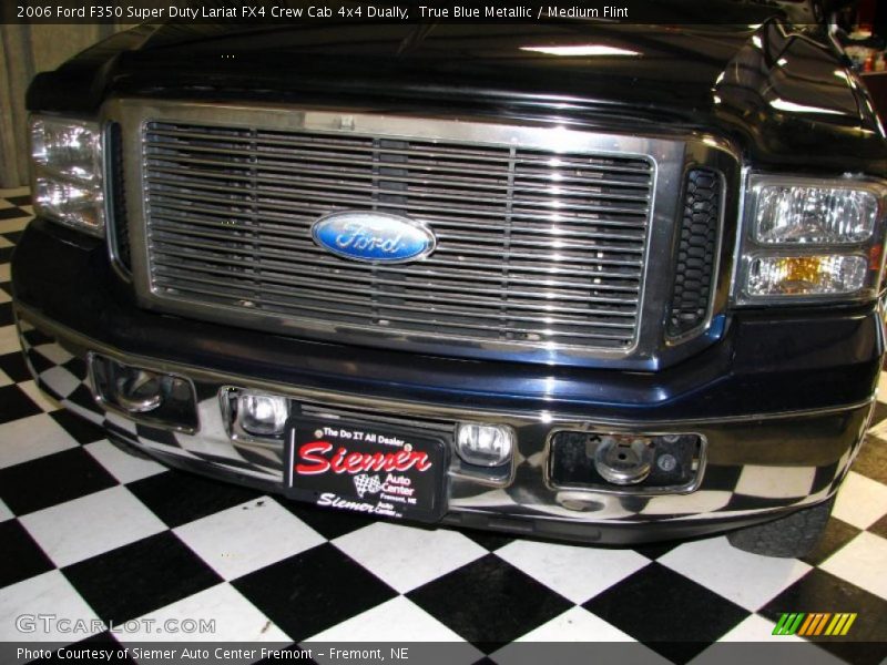 True Blue Metallic / Medium Flint 2006 Ford F350 Super Duty Lariat FX4 Crew Cab 4x4 Dually