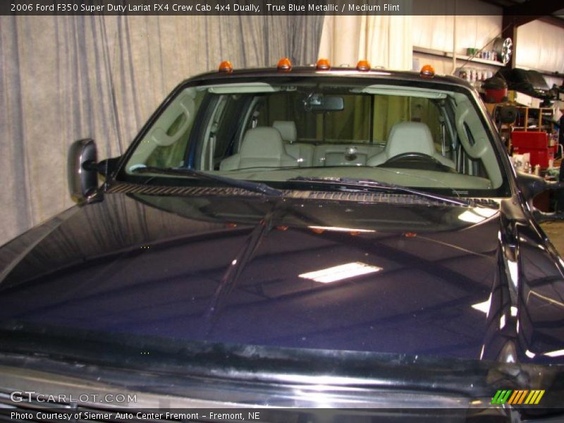 True Blue Metallic / Medium Flint 2006 Ford F350 Super Duty Lariat FX4 Crew Cab 4x4 Dually