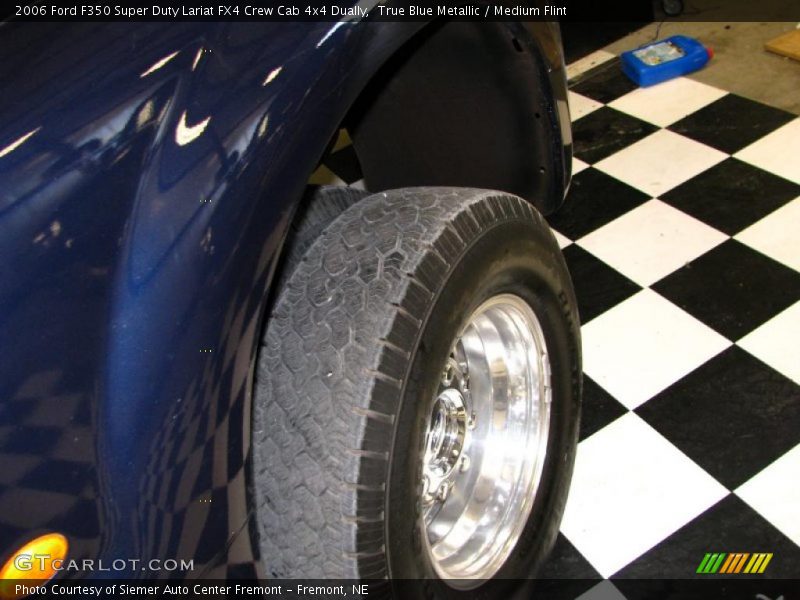 True Blue Metallic / Medium Flint 2006 Ford F350 Super Duty Lariat FX4 Crew Cab 4x4 Dually