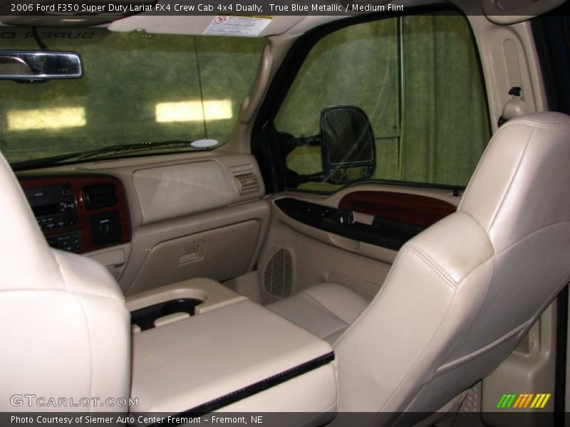 True Blue Metallic / Medium Flint 2006 Ford F350 Super Duty Lariat FX4 Crew Cab 4x4 Dually