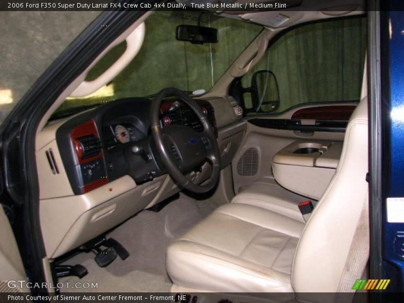 True Blue Metallic / Medium Flint 2006 Ford F350 Super Duty Lariat FX4 Crew Cab 4x4 Dually