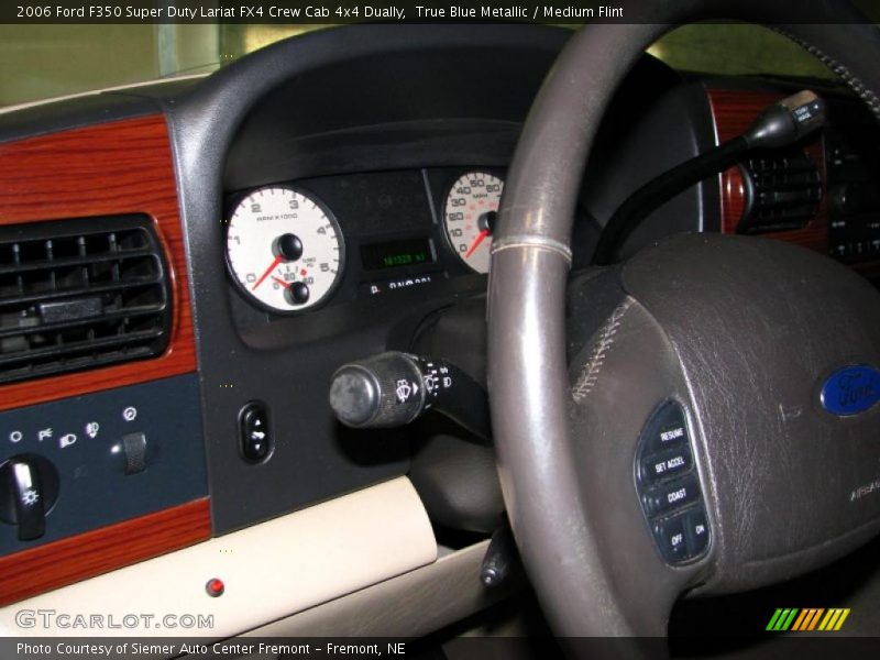 True Blue Metallic / Medium Flint 2006 Ford F350 Super Duty Lariat FX4 Crew Cab 4x4 Dually