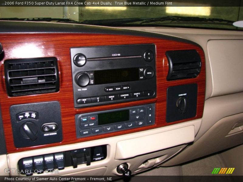 True Blue Metallic / Medium Flint 2006 Ford F350 Super Duty Lariat FX4 Crew Cab 4x4 Dually