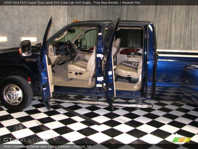True Blue Metallic / Medium Flint 2006 Ford F350 Super Duty Lariat FX4 Crew Cab 4x4 Dually