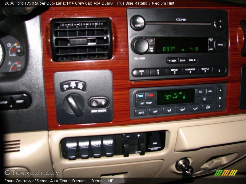True Blue Metallic / Medium Flint 2006 Ford F350 Super Duty Lariat FX4 Crew Cab 4x4 Dually