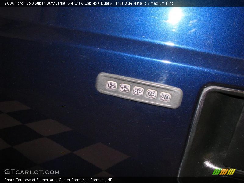 True Blue Metallic / Medium Flint 2006 Ford F350 Super Duty Lariat FX4 Crew Cab 4x4 Dually