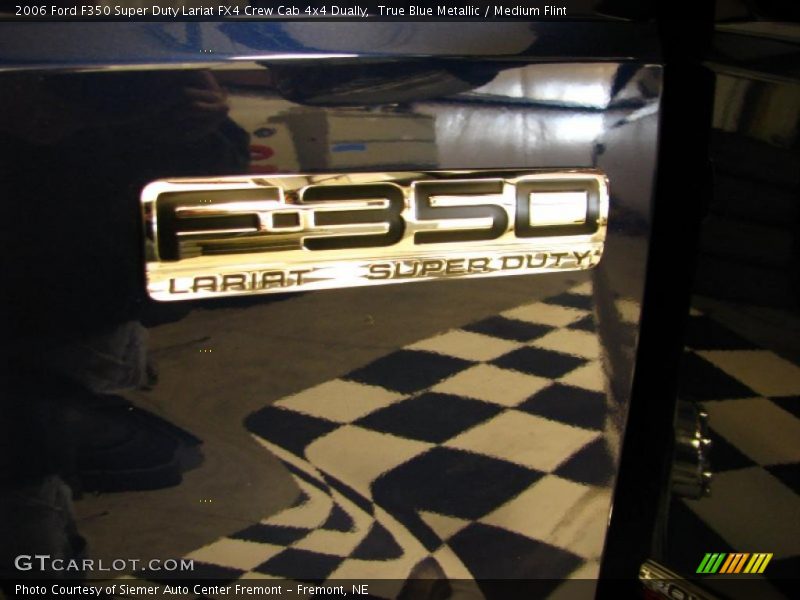 True Blue Metallic / Medium Flint 2006 Ford F350 Super Duty Lariat FX4 Crew Cab 4x4 Dually