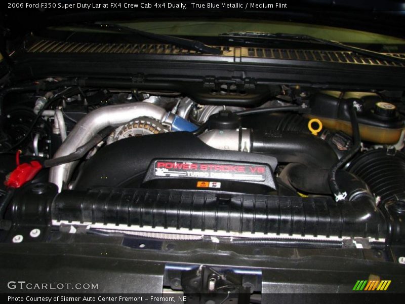 True Blue Metallic / Medium Flint 2006 Ford F350 Super Duty Lariat FX4 Crew Cab 4x4 Dually