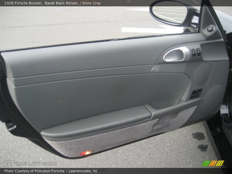 Basalt Black Metallic / Stone Grey 2008 Porsche Boxster