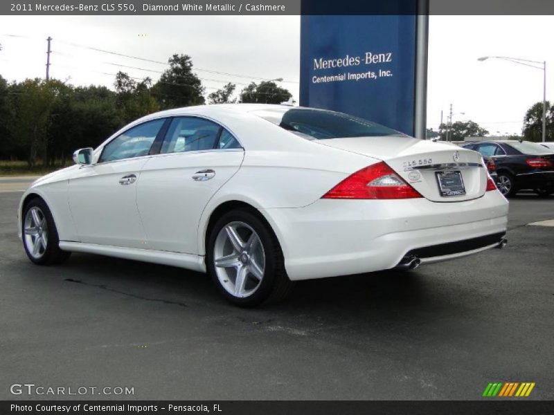 Diamond White Metallic / Cashmere 2011 Mercedes-Benz CLS 550